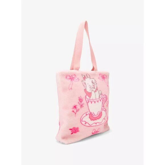 Her Universe Disney The Aristocats Marie Sherpa Tote Bag NEW - Picture 6 of 8